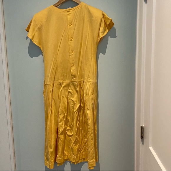 Vintage Cacharel cotton flutter sleeved midi sundress - Picture 8 of 8